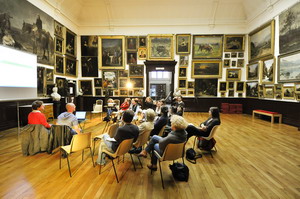 Jeu auteur, traducteur, public. Musée de Vienne. Photo S. Grazia